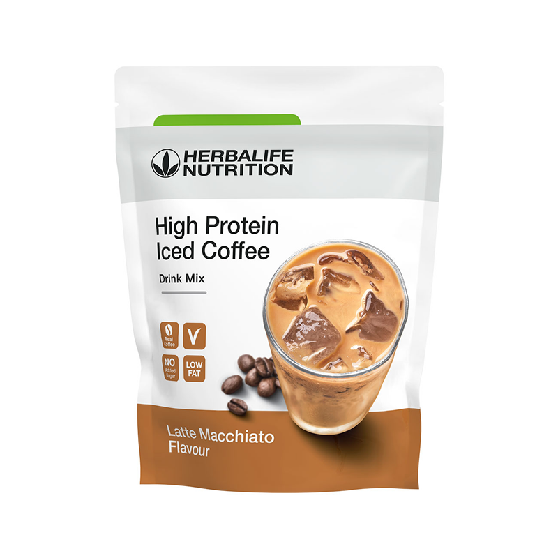 Mélange pour Café Frappé Protéiné Latte Macchiato 308 g  - Cuillère incluse!