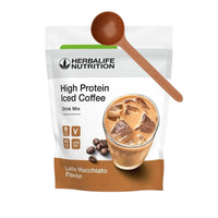 Thumbnail for Mélange pour Café Frappé Protéiné Latte Macchiato 308 g  - Cuillère incluse!